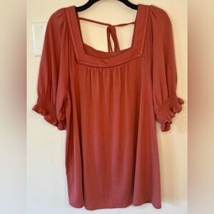 Sonoma Maternity Mauve Jewel Square Neck Top NWT Size XL Maternity